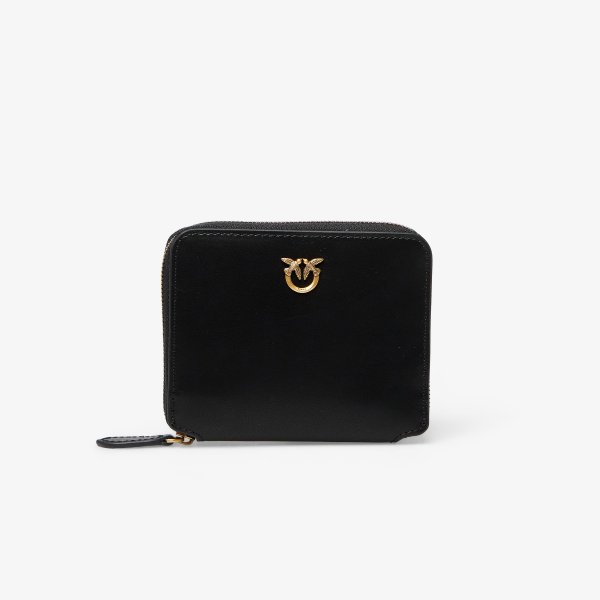 Peněženka Pinko Taylor Zip Around Vitello Seta Black Universal