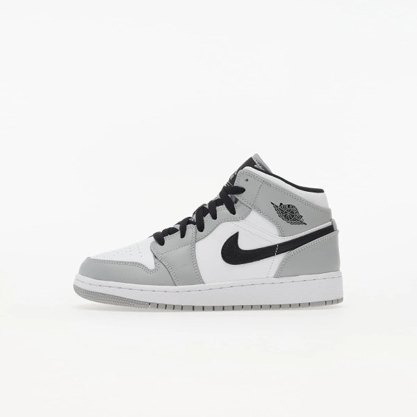 Tenisky Jordan Air 1 Mid (GS) Lt Smoke Grey/ Black-White EUR 36