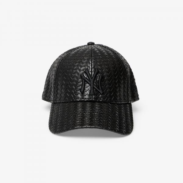 Kšiltovka New Era 9FORTY MLB PU Weave New York Yankees Black Universal