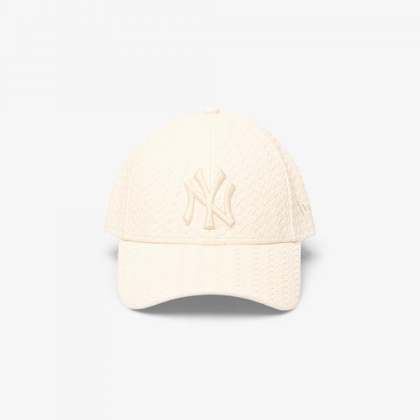 Kšiltovka New Era 9FORTY MLB PU Weave New York Yankees Stone Universal