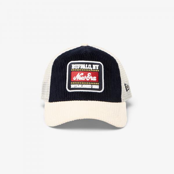 Kšiltovka New Era 9FORTY A-Frame Trucker Cord Visor Navy/ Stone Universal