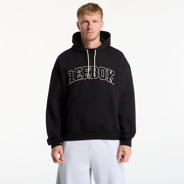 Mikina Reebok Varsity Relaxed Hoodie Black