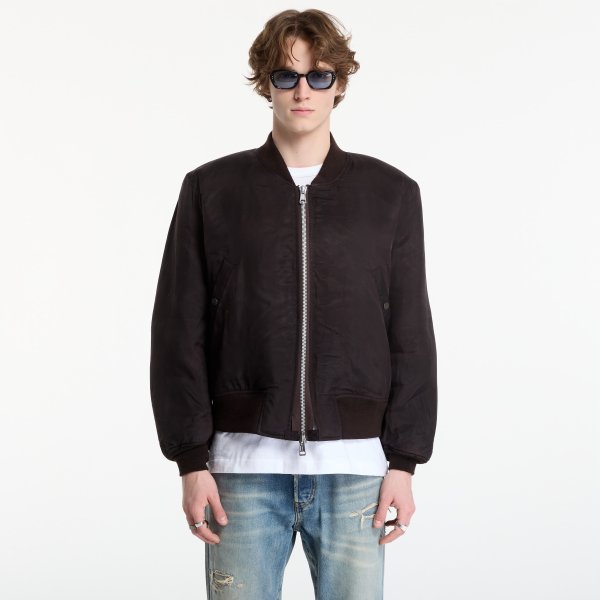 Bunda OUR LEGACY Bomber Root Brown Wax Dipped Cupro