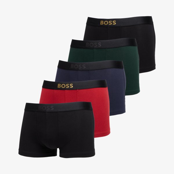 Trenky Hugo Boss Trunk 5-Pack Metal Logo Gift Multicolor