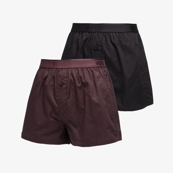 Trenky Hugo Boss Xmas Boxer 2-Pack Multicolor