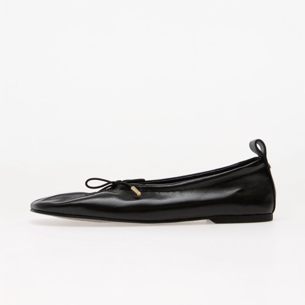 Tenisky Alohas Rosalind Black Leather Ballet Flats Black