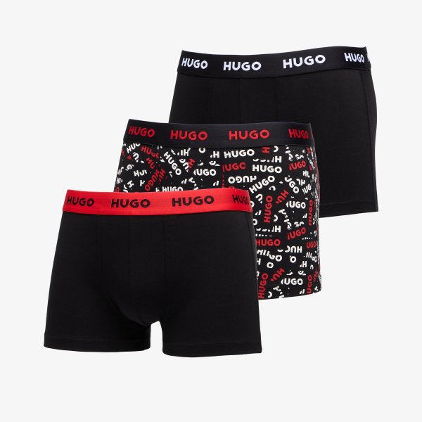 Boxerky Hugo Boss Trunk Triplet Design Multicolor