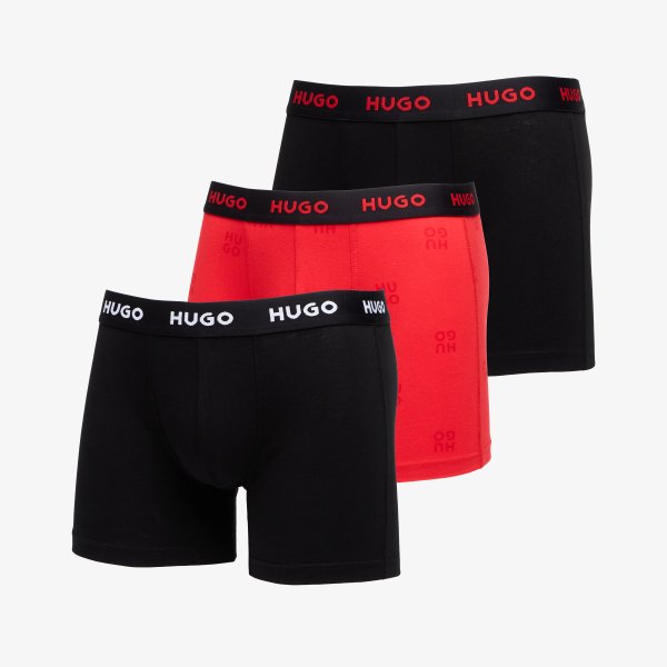 Boxerky Hugo Boss Boxer Brief Triplet Design Multicolor