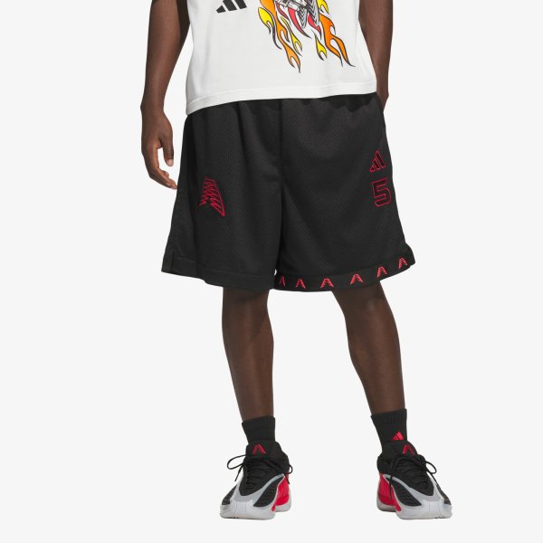 Šortky adidas Anthony Edwards Foundation Short Black/ Pure Ruby