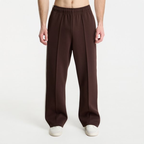 Tepláky Urban Classics Piqué Open Leg Trackpants Brown