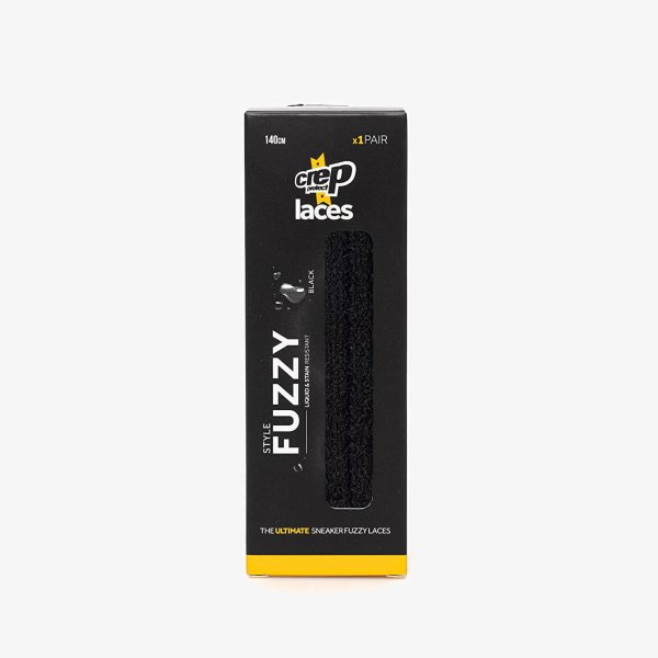 Boty Crep Laces Black Fuzzy