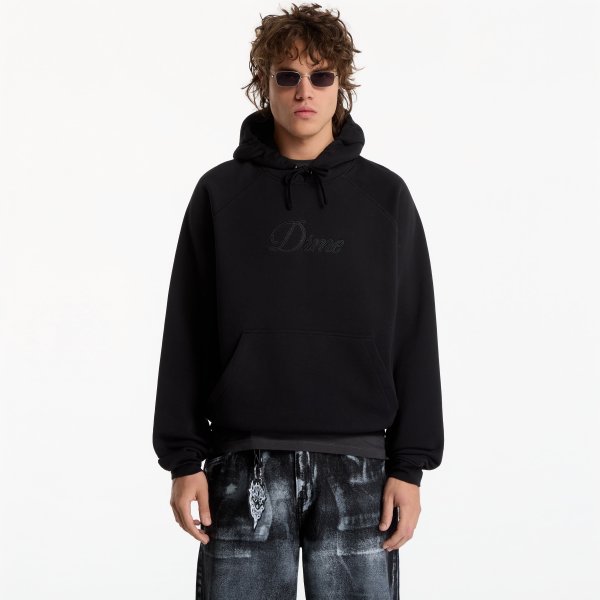 Mikina Dime Cursive Logo Hoodie UNISEX Black