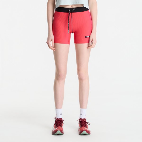 Šortky BANDIT Women's Striped Cadence™ 5 Compression Shorts Poppy/ Azalea