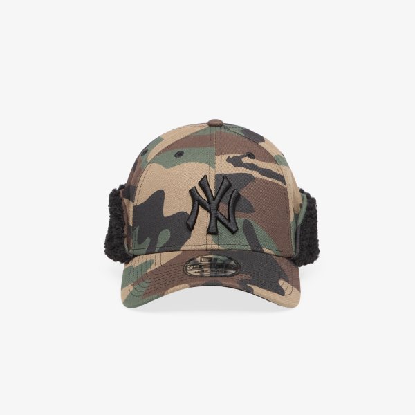 Kšiltovka New Era 39THIRTY MLB Camo Downflap New York Yankees Black