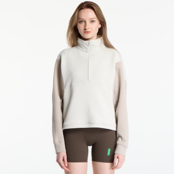 Mikina Under Armour Unstoppable Fleece HZ Summit White/ Highland Buff/ Summit White