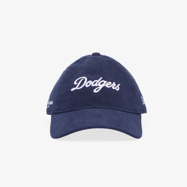 Kšiltovka New Era 9TWENTY MLB Cord Script Los Angeles Dodgers Navy/ White