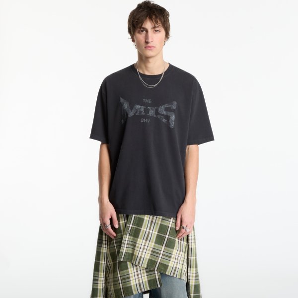 Tričko MISBHV The Mis Bhv Washed Black T-Shirt UNISEX