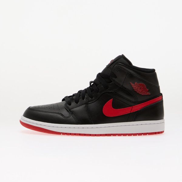 Tenisky Air Jordan 1 Mid Black/ University Red-White