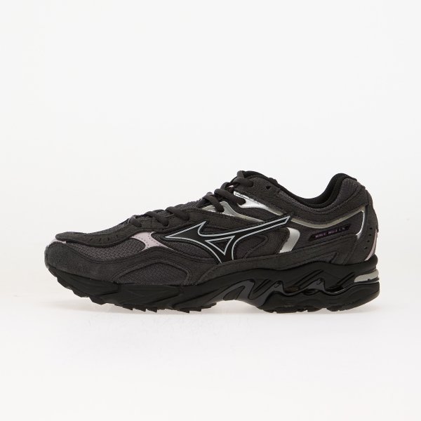 Tenisky Mizuno Wave Mustang LS Suede Blackened Pearl/ Black/ Spring Crocus