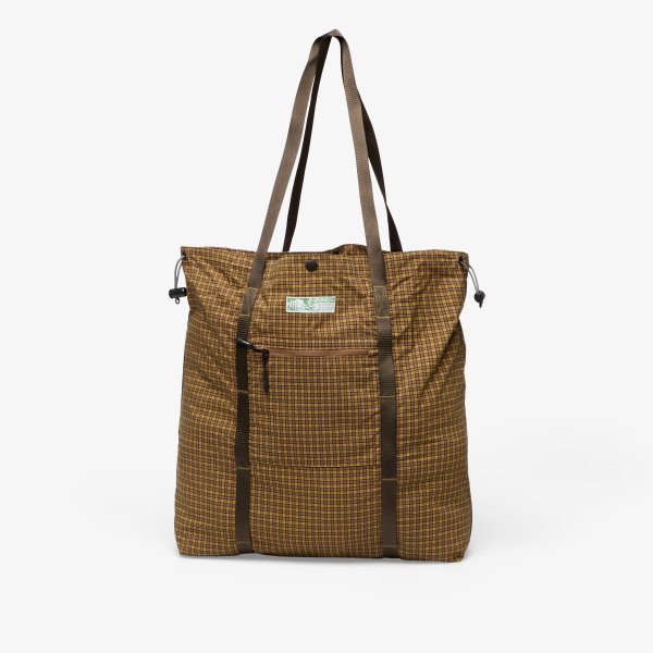 Taška Gramicci Utility Tote Bag Brown Check