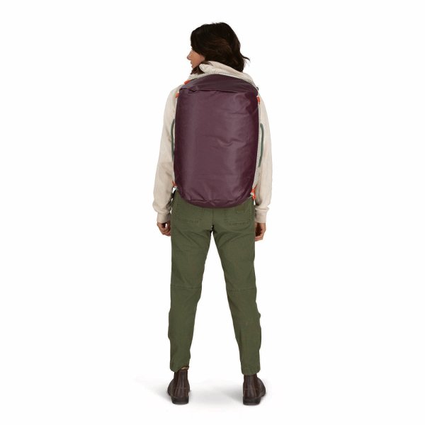 Taška Osprey Transport Mystery White/ Moody Burgundy