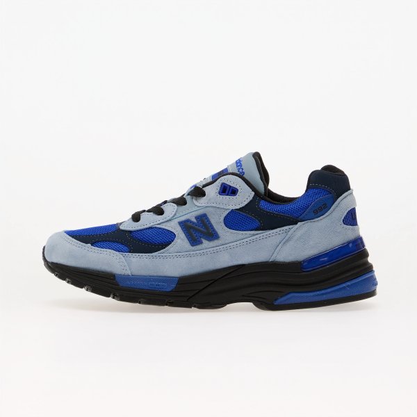 Tenisky New Balance 992 Light Artic Grey/ Black/ Blue Gemstone