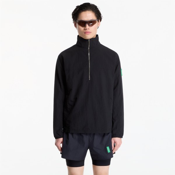 Bunda District Vision Half-Zip Nylon Windbreaker Black