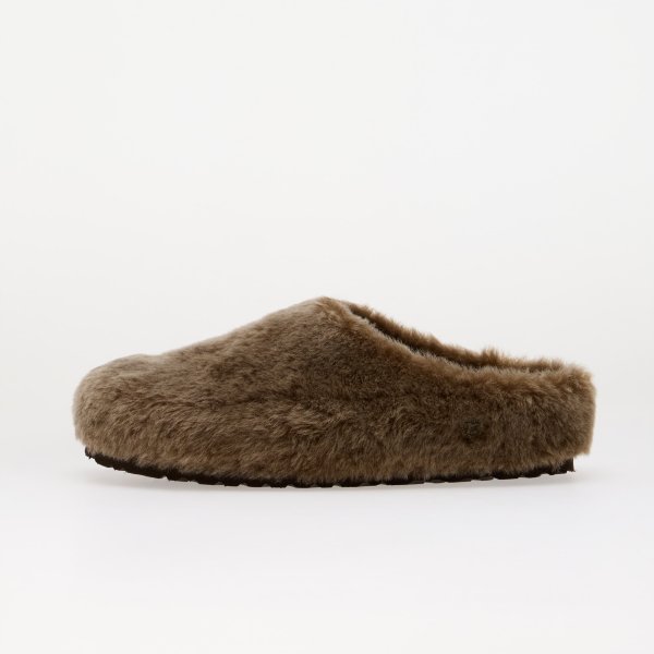 Boty Birkenstock Amsterdam Wrapped Shearling Gray Taupe