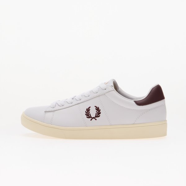 Tenisky FRED PERRY Spencer Leather White