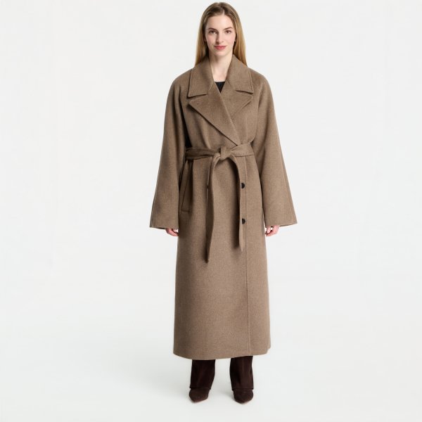 Kabát Samsøe Samsøe Sahannen Coat Lead Gray Mel.