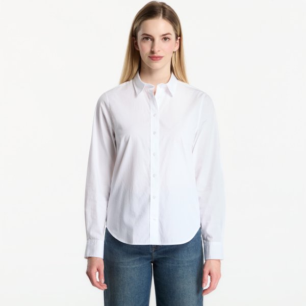 Košile Gant Reg Classic Poplin Shirt White