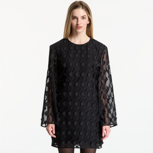 Šaty Samsøe Samsøe Saclovers Ls Dress Black