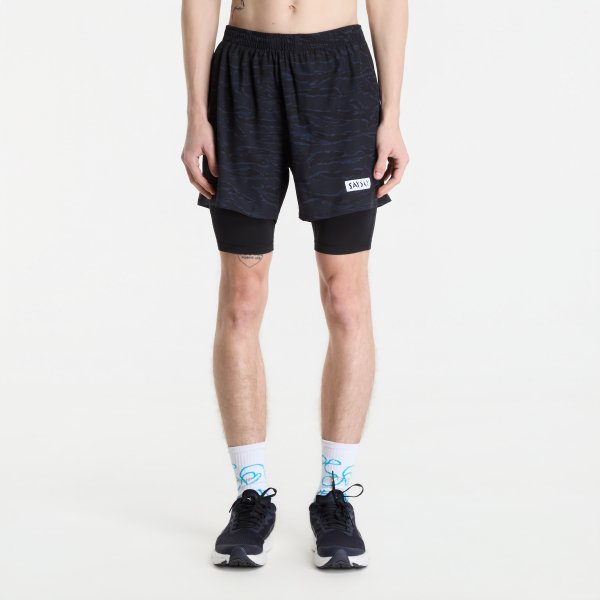 Šortky SAYSKY Tiger Pace 2 in 1 Shorts 5'' Black Camo