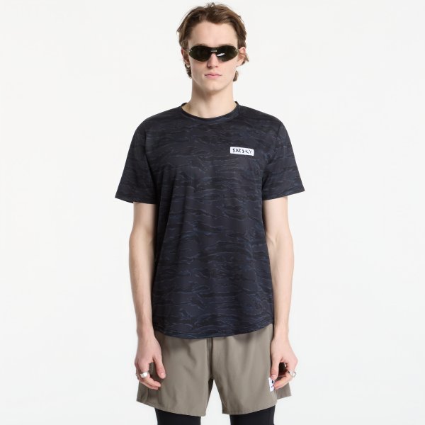 Tričko SAYSKY Tiger Combat T-Shirt Black Camo