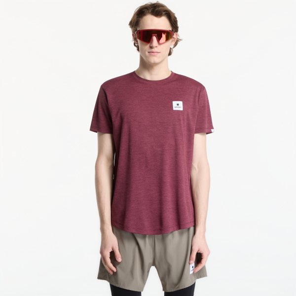 Tričko SAYSKY Clean Combat Pro T-shirt Burgundy