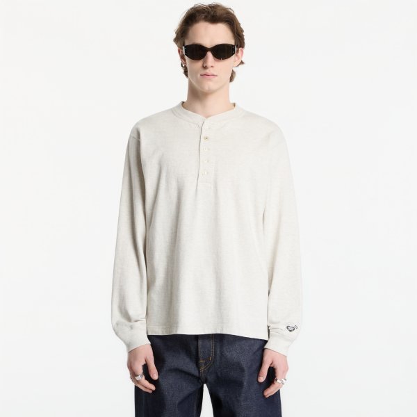 Košile Human Made Henley Neck Shirt UNISEX White