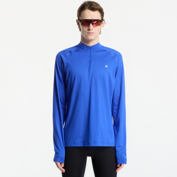 Tričko Nike ACG Wildsee Dri-FIT 1/4-Zip Long-Sleeve Hiking Top Hyper Royal/ Summit White