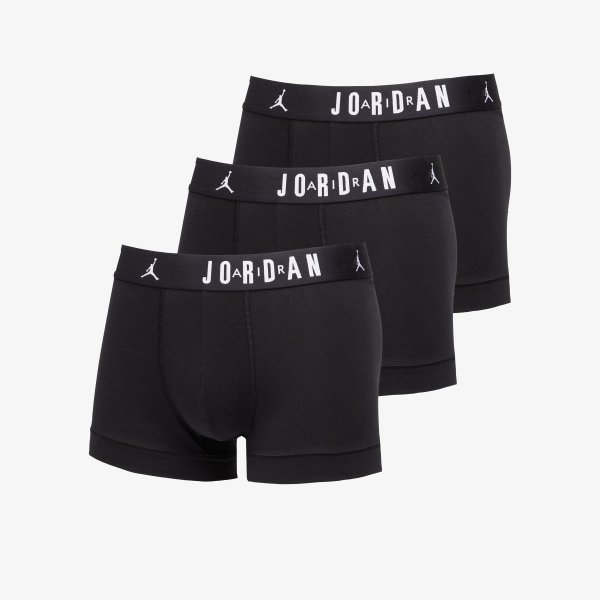 Boxerky Jordan Jhm Mens 3-Pack Flight Cotton Tru Black