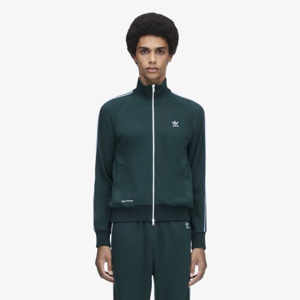 Mikina adidas x Wales Bonner WB 80s Track Top Green Night