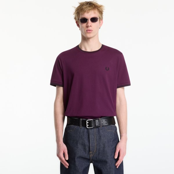 Tričko FRED PERRY Twin Tipped T-shirt White