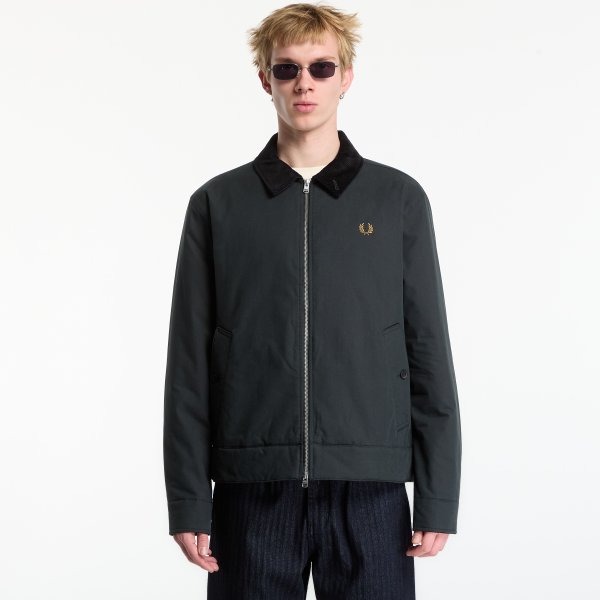 Bunda FRED PERRY Cotton Caban Jacket Green