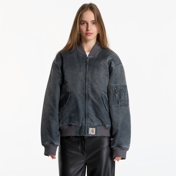 Bunda Carhartt WIP Orman Bomber UNISEX Raven Heavy Enzyme Wash