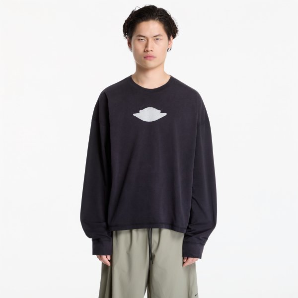 Tričko Jordan Black Cat Long Sleeve Tee Black/ Sail