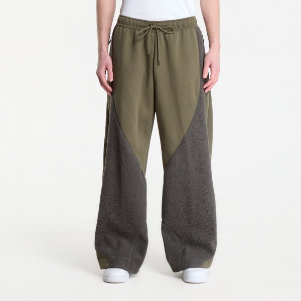 Tepláky Nike Tech Boreas Loose Therma-FIT Open-Hem Pants Medium Olive/ Newsprint/ Black