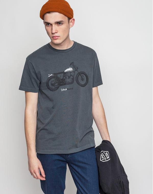 Triko Deus Ex Machina Bloodnok Washed Black