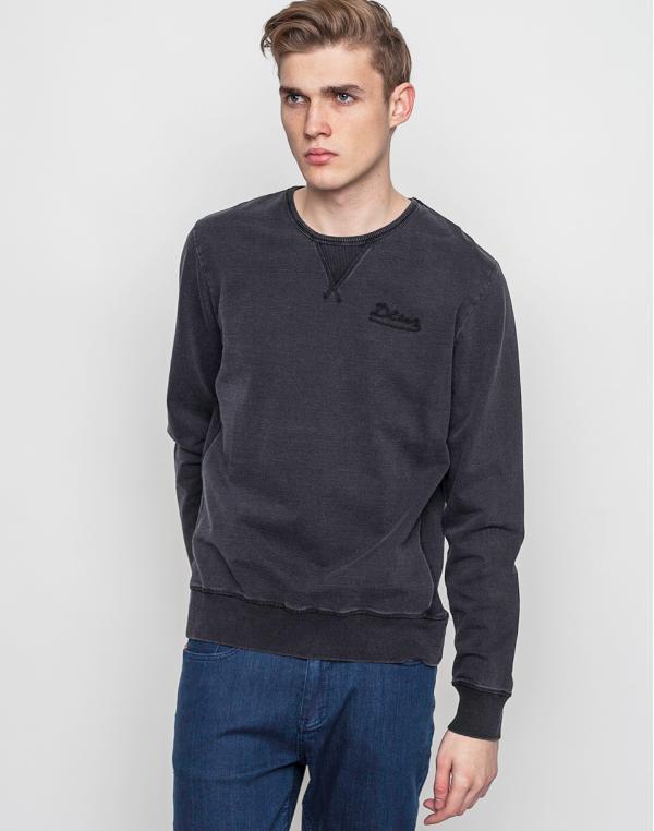 Svetr Deus Ex Machina Dallas Indigo Crew Black Indigo
