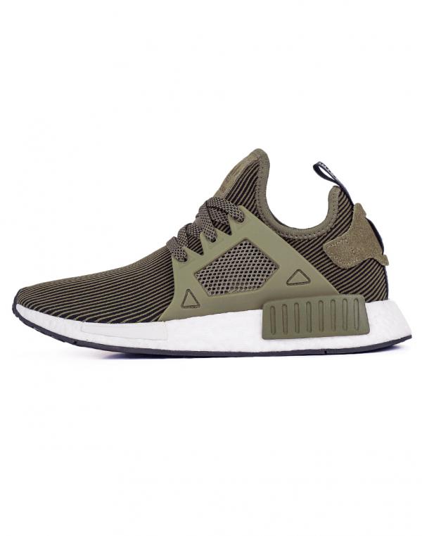 Sneakers - tenisky Adidas Originals NMD_XR1 Primeknit Olive Cardo / Core Black / Vintage White