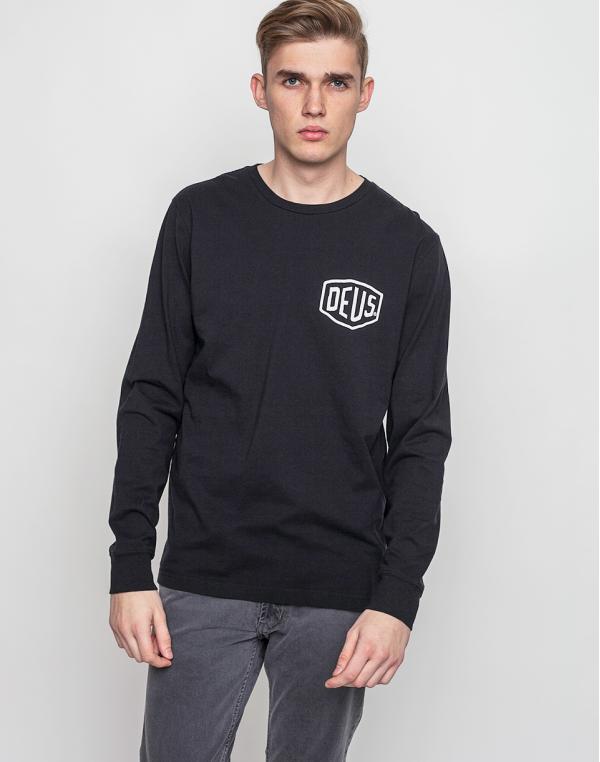 Logo tee Deus Ex Machina Venice L/S Black