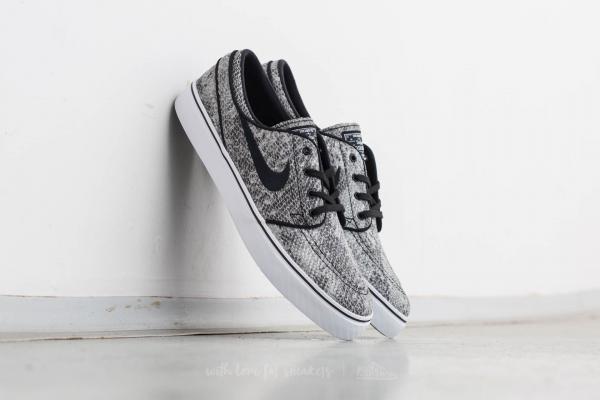 Nike Zoom Stefan Janoski Premium TXT Black/ White-Green Glow-Black