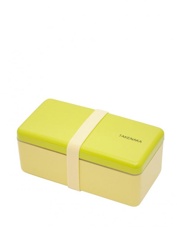 Takenaka Bento Box Ractangle Slim Green